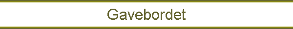 Gavebordet